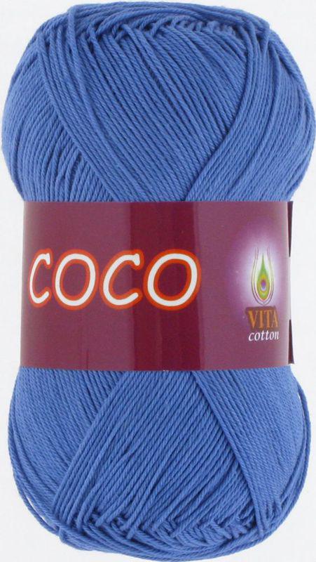 Пряжа Vita Cotton Coco 3879 синий (3374)