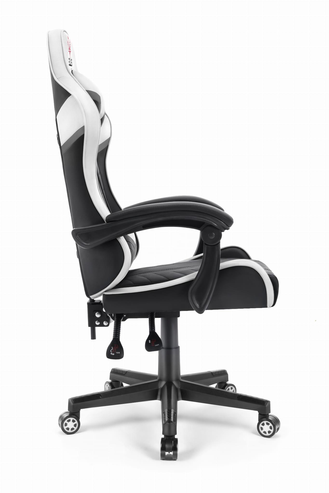 Компьютерное кресло Hell's Chair HC-1004 White/Black - фото 3