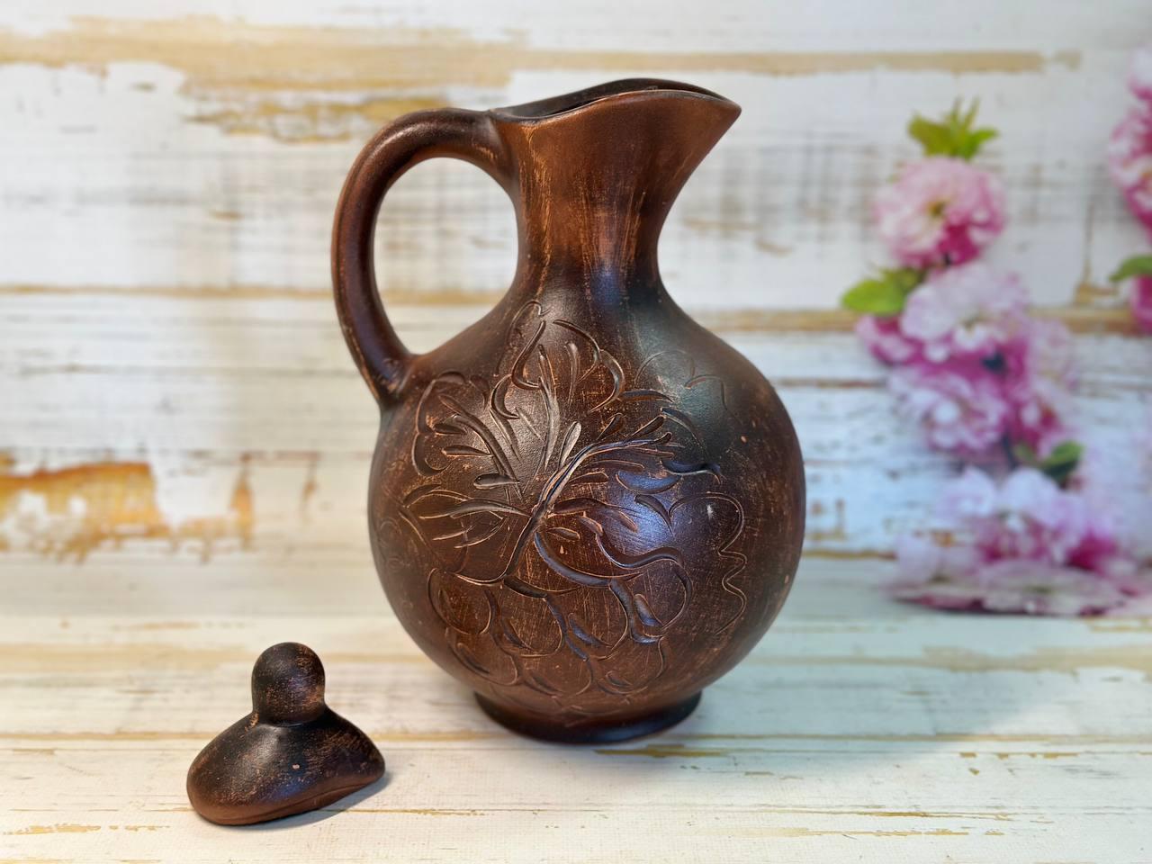 Глечик глиняний для вина 2 л (762912194) - фото 2