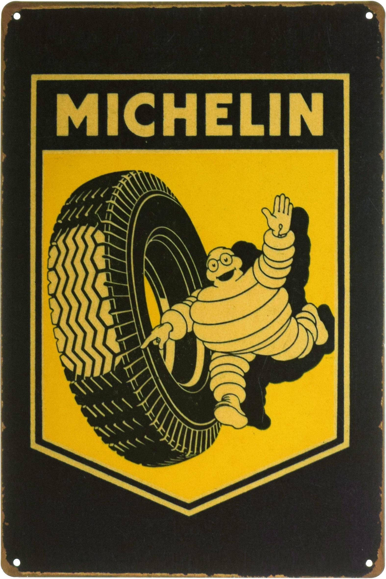 Табличка металева Мішлен/Michelin 20x30 см Табличка металева Мішлен/Michelin 20x30 см