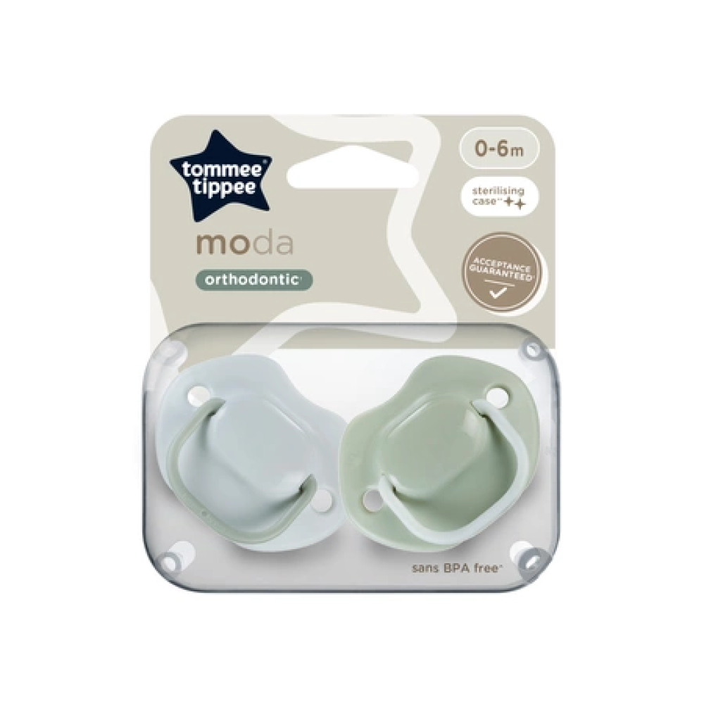 Пустушка Moda Orthodontic 0-6 міс 2 шт. (TT0505)