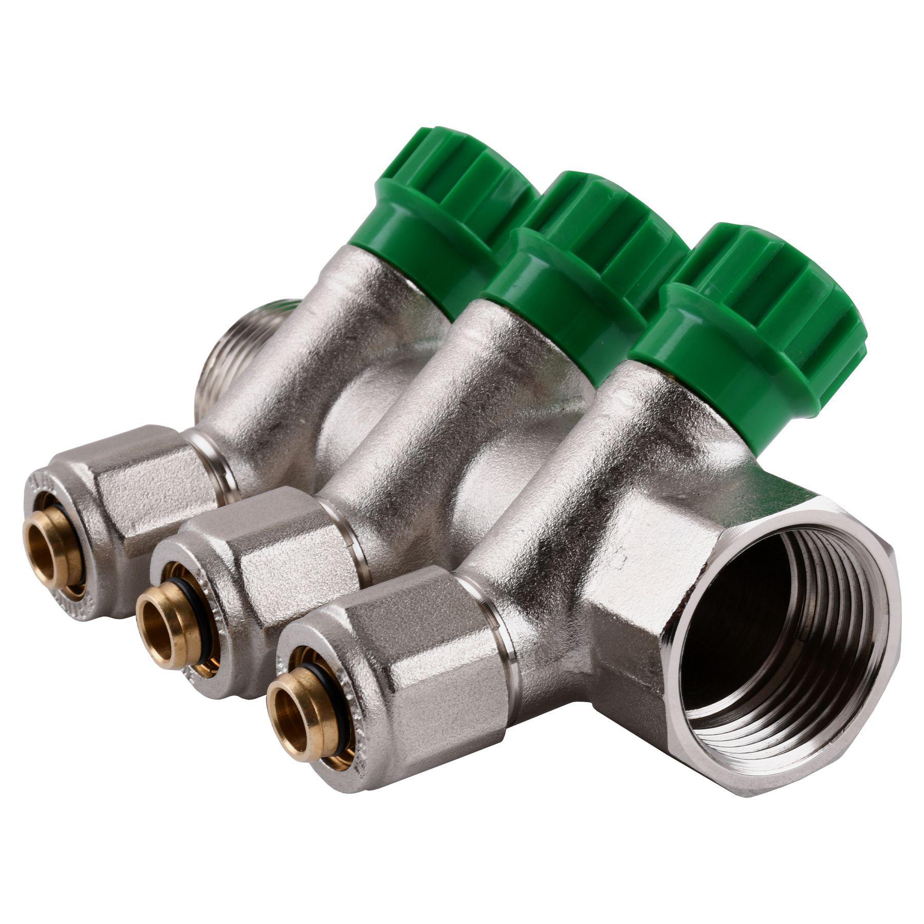 Колектор Eco 1016 1/2х3/4G-3-ий 35 з перекриттям (000014243)