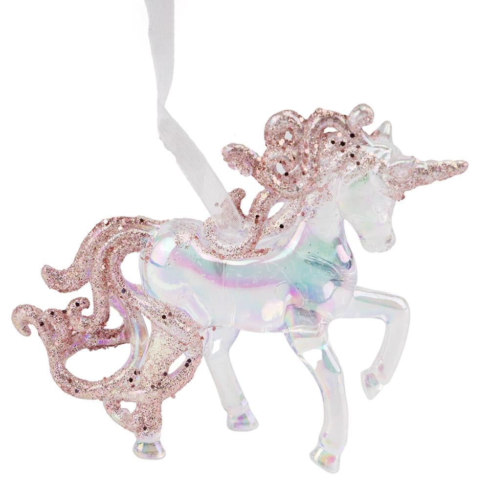Игрушка на елку Elisey Волшебный пегас 9 см Серебряный (NH-106-K-155)