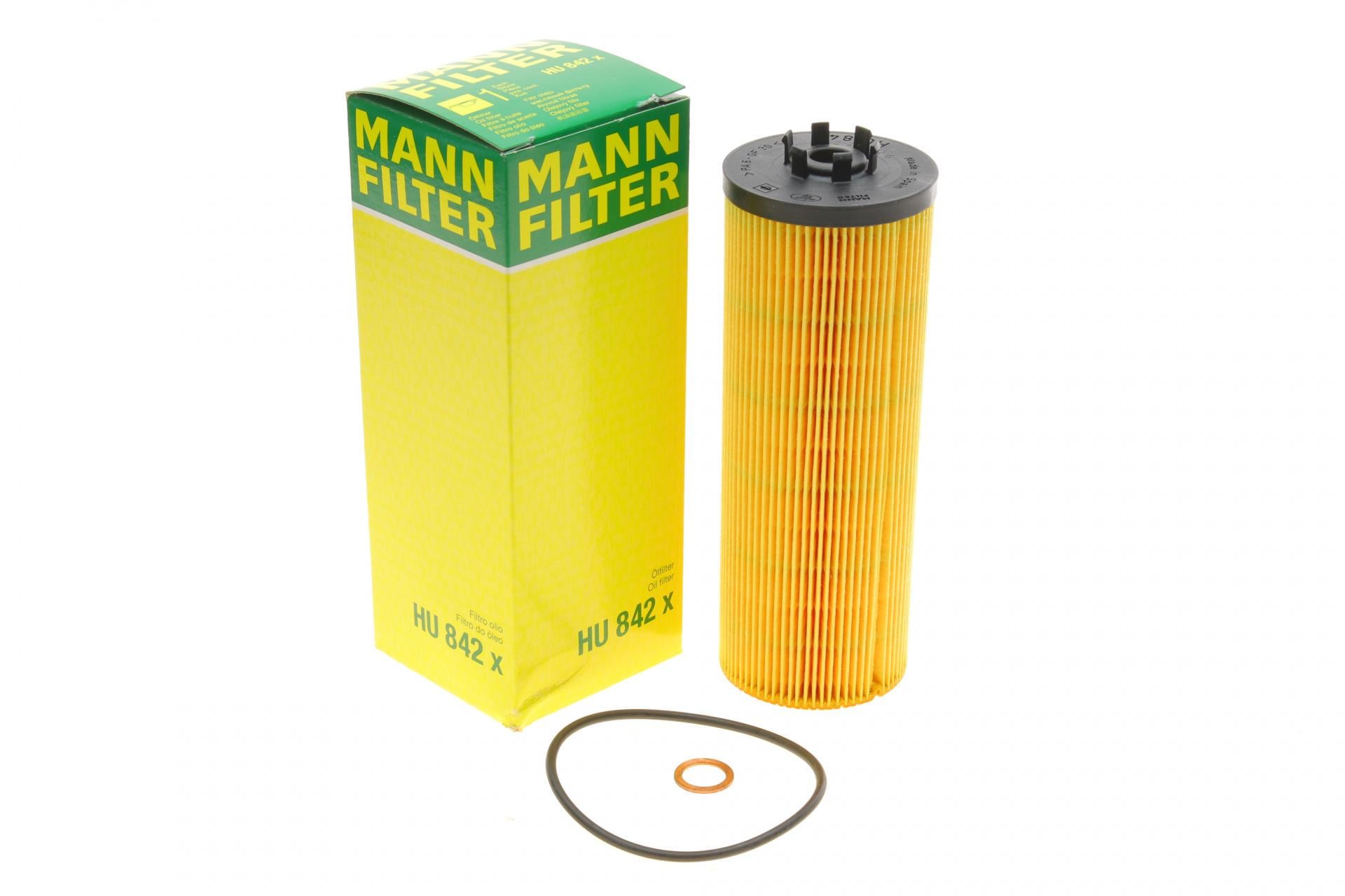 Фильтр масляный Mann-Filter для VW Passat/Audi A4/A6 2,5 TDI 97-05 (HU 842 X)