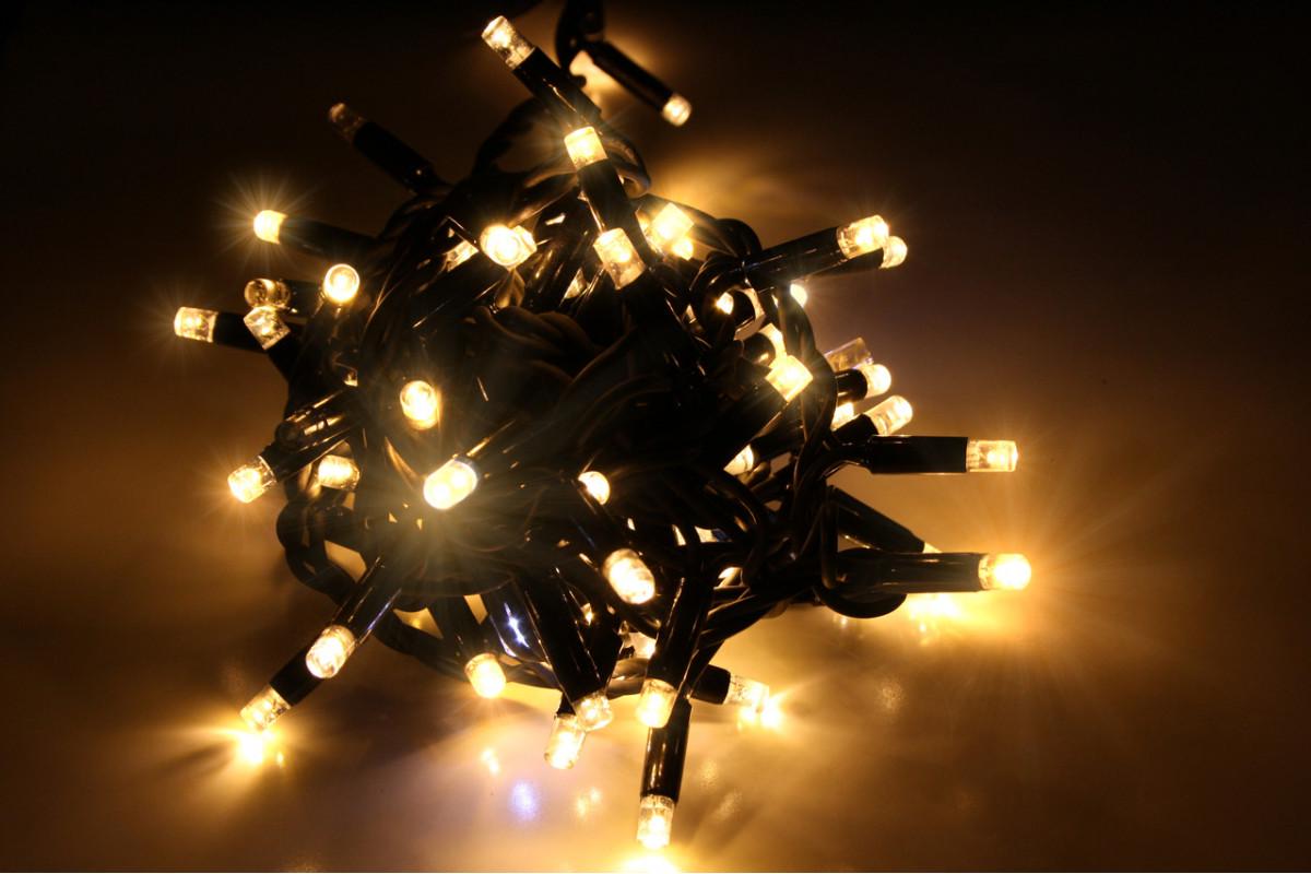 Гирлянда уличная RD-7065 300 LED провод черный цвет ламп теплый (29-14- 15211) Гирлянда уличная RD-7065 300 LED провод черный цвет ламп теплый (29-14- 15211)