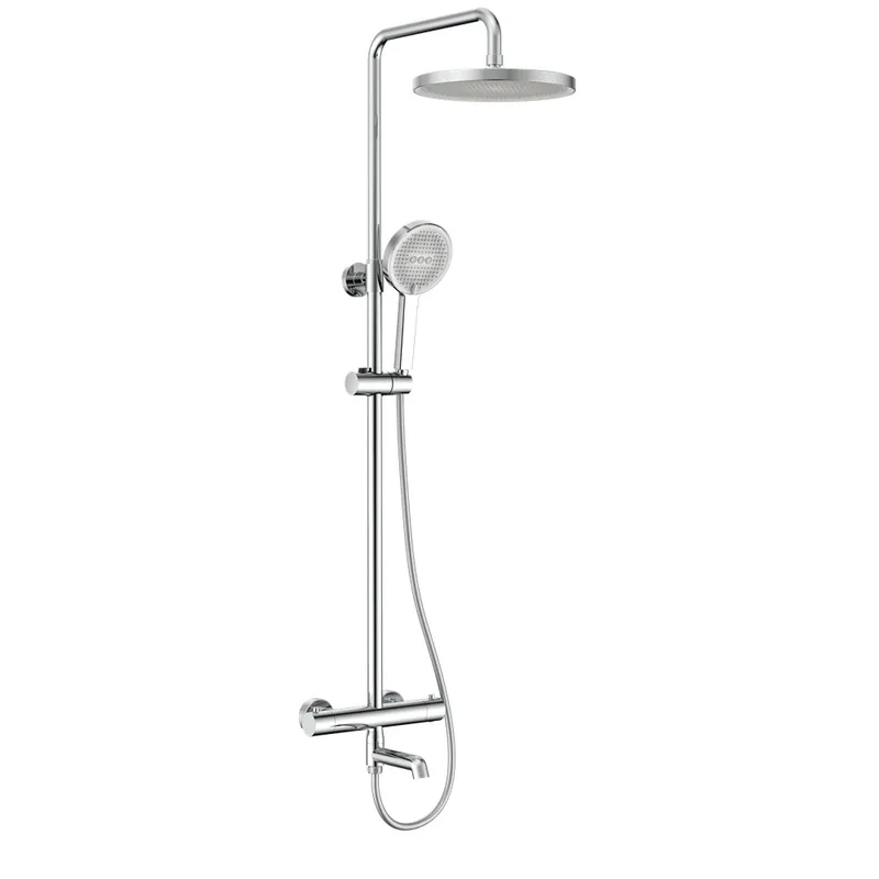 Душевая колонна с термостатическим смесителем KOER KB-57029-01 3 функции Хром (KR5482)