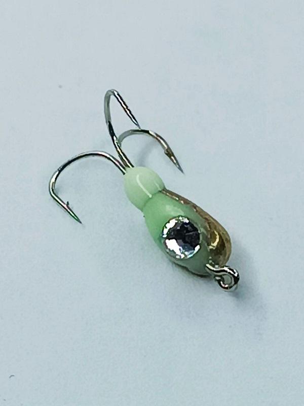 Мормышка вольфрамовая Start Fishing 091-025-10 Чертик светонакопитель Swarovski №20 2,5 мм 0,2 г