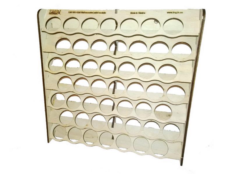 Настенный модуль LMG WO-1224для 49 емкостей диаметром 32 мм - фото 3