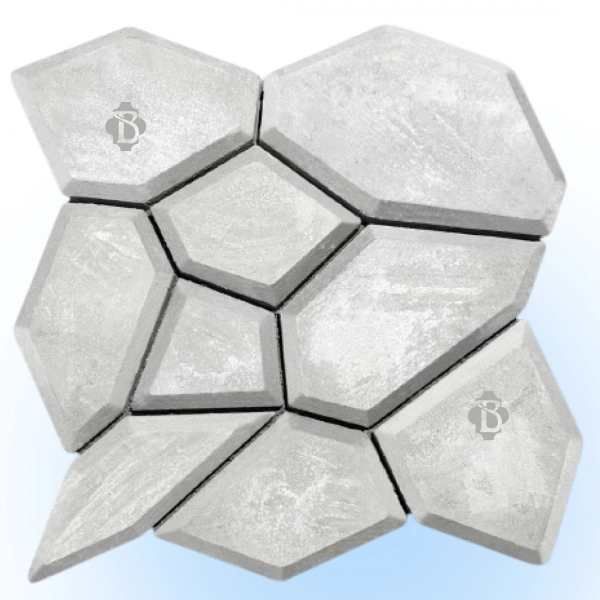 Форми садової доріжки Верес-2007 Камінці 600х600х50 мм 4 шт./мастило LC1 для форм і пластифікатор до бетону 1 л (108041042-3120) - фото 2 Форми садової доріжки Верес-2007 Камінці 600х600х50 мм 4 шт./мастило LC1 для форм і пластифікатор до бетону 1 л (108041042-3120) - фото 2