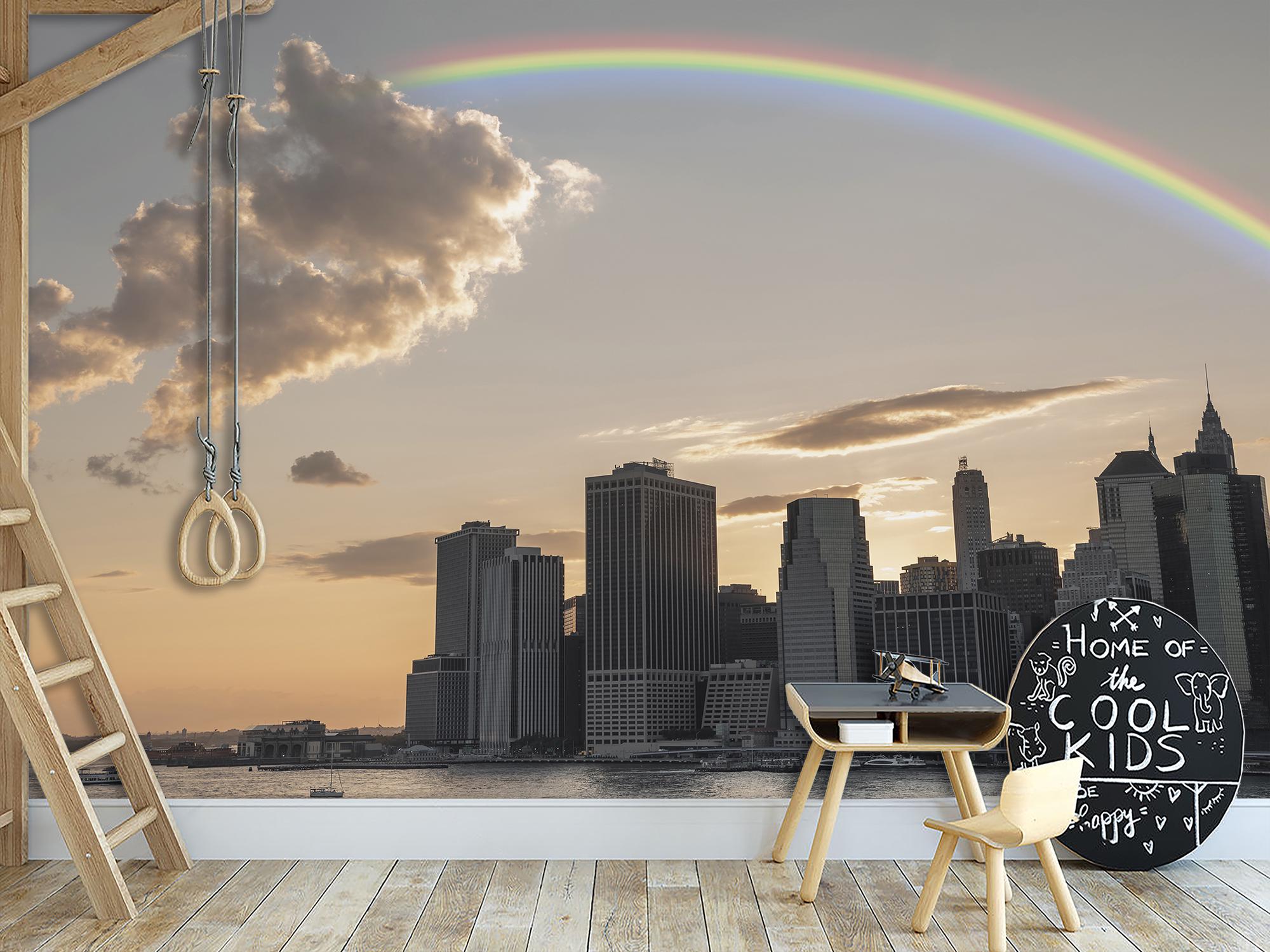 Фотообои флизелиновые Downton Blue Hour Brooklyn Bridge 210х315 см (S5NTR-076/5)