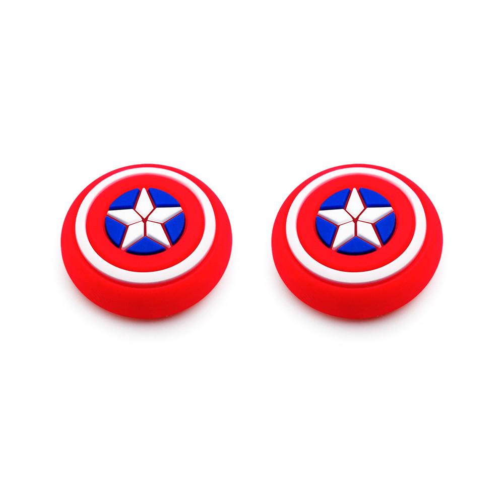 Накладки на стики Captain America для геймпада PS4/PS5/Xbox (2616497009)