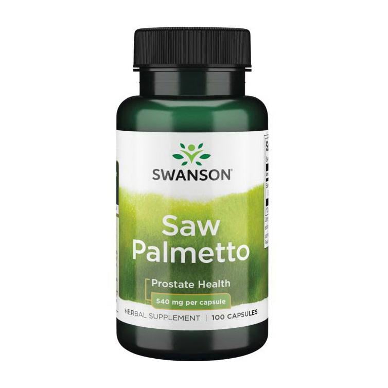 Со пальметто ягоди Swanson Saw Palmetto 540 mg 100 капс. для чоловіків