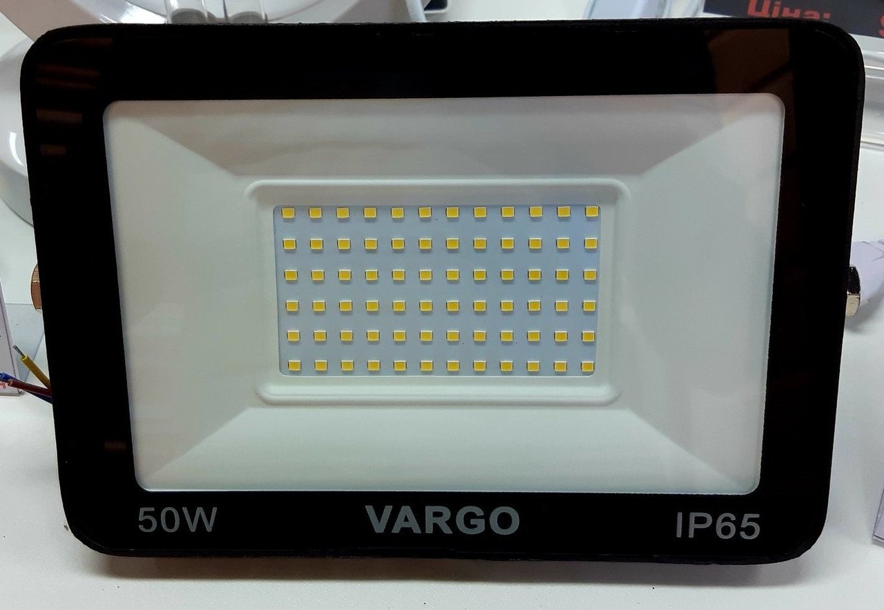 Светодиодный LED прожектор VARGO 50W 220V 4500lm 6500K