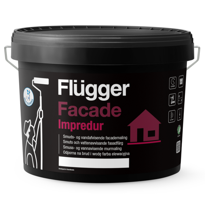 Краска фасадная силиконовая матовая Flugger Facade Impredur Base 41 под тонировку 9,1 л Прозрачный (2956422554)