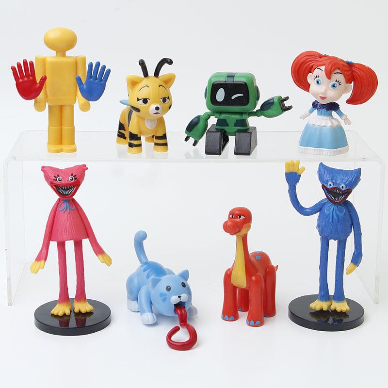 Фигурки Huggy Wuggy Poppy playtime 8 шт. 4-10 см