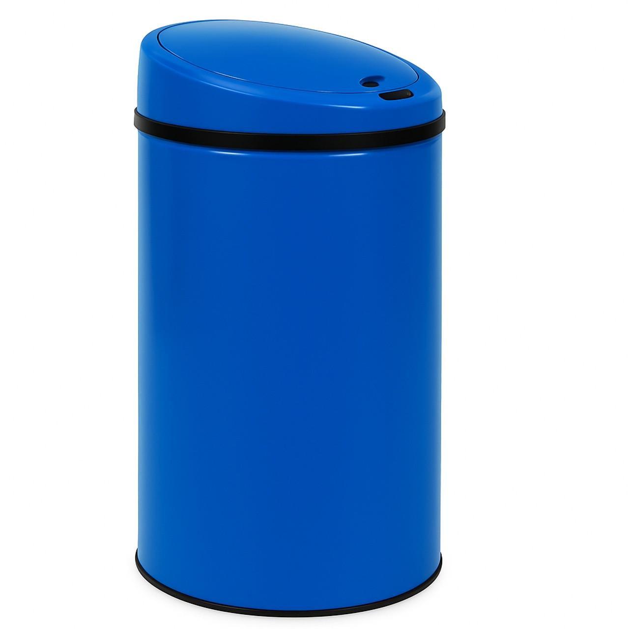 Мусорное ведро с автоматическим датчиком KESSER из нержавеющей стали 40 л Blue - фото 1 Мусорное ведро с автоматическим датчиком KESSER из нержавеющей стали 40 л Blue - фото 1