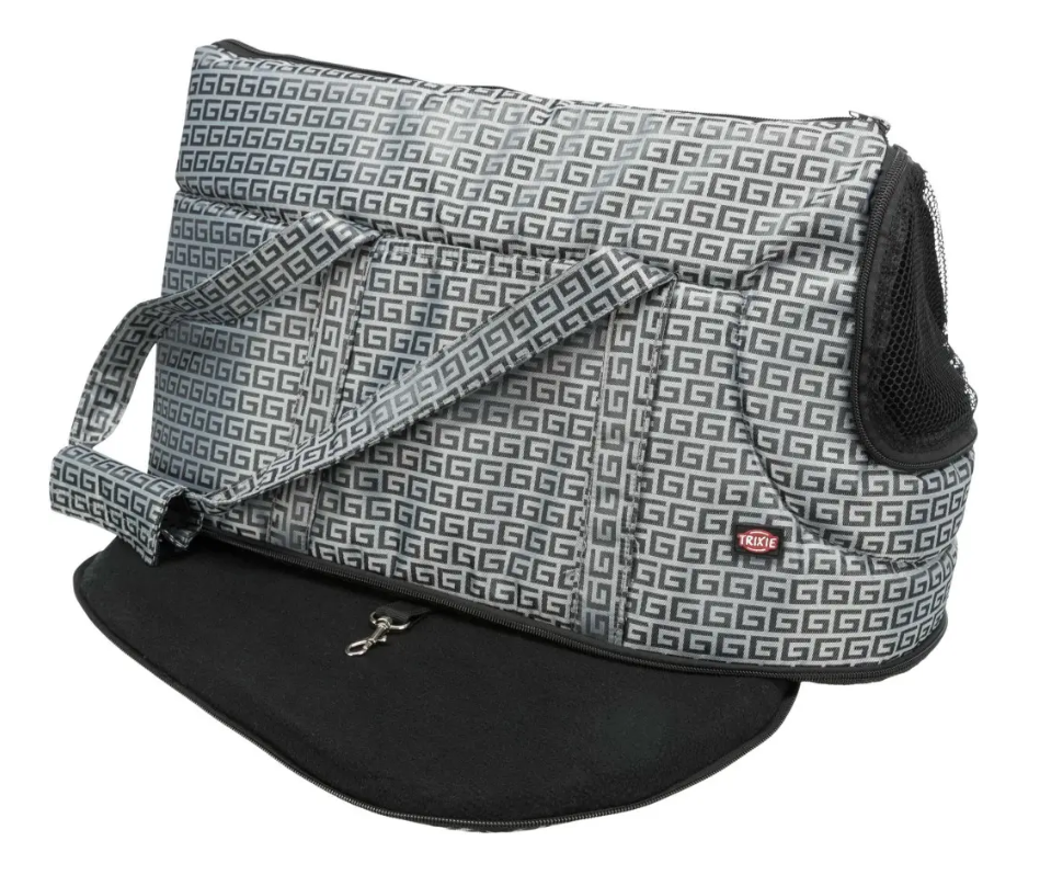 Сумка-переноска для тварин Trixie Riva до 7 кг Срібний (36217) - фото 2 Сумка-переноска для тварин Trixie Riva до 7 кг Срібний (36217) - фото 2