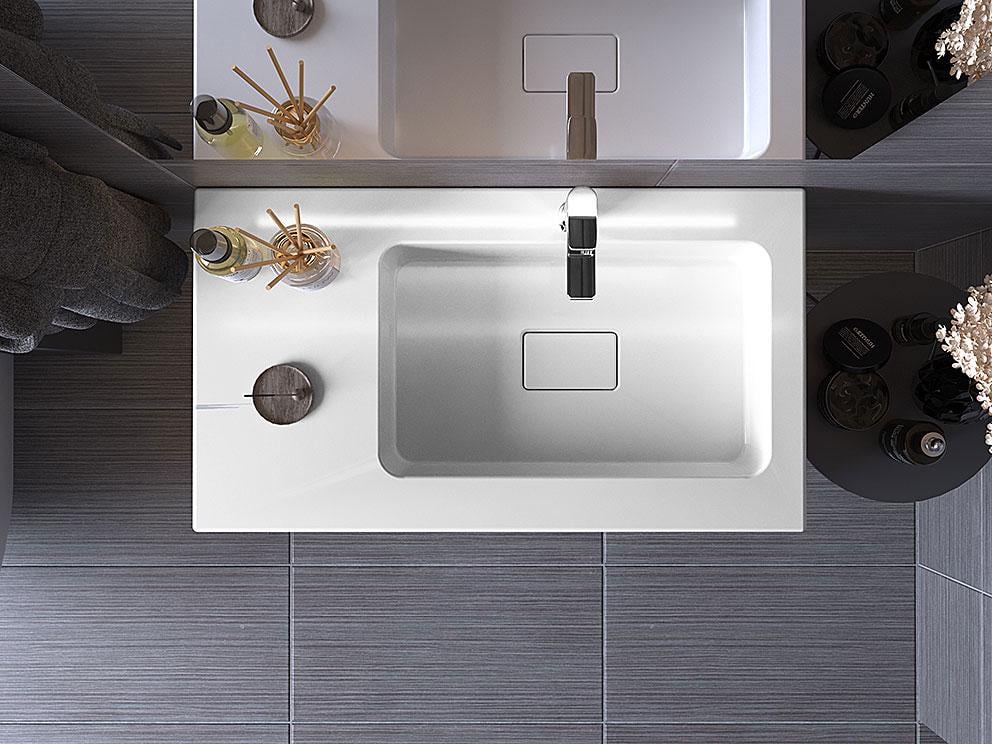 Умивальник накладний Status Vega Low 80 L White (685) - фото 16