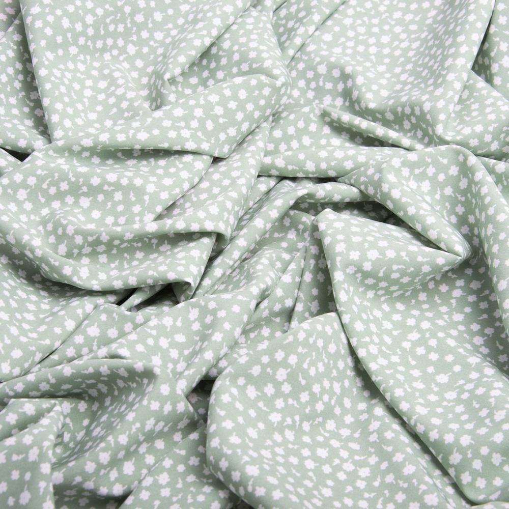 Тканина плательна Super Soft дрібноцвіт Полин (23944)