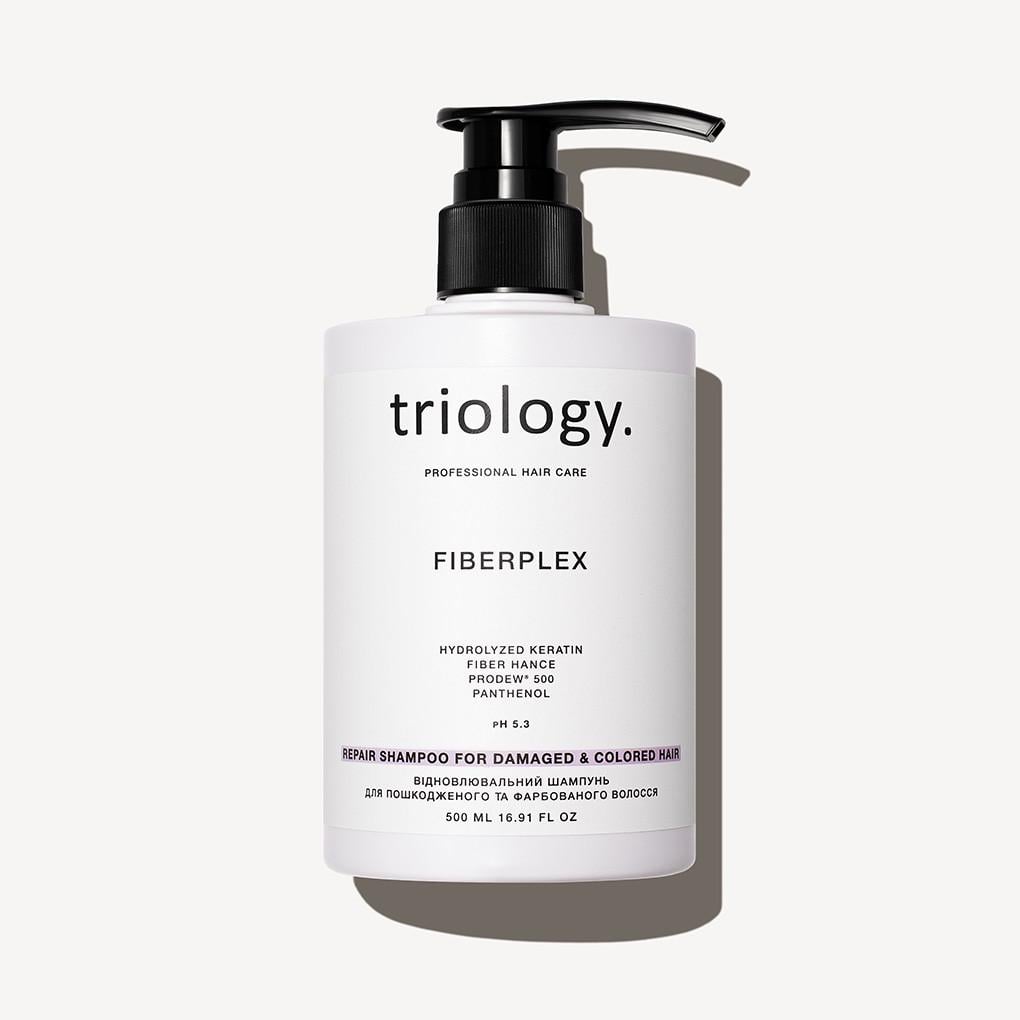 Шампунь восстановительный для поврежденных и крашеных волос Triology Fiberplex
