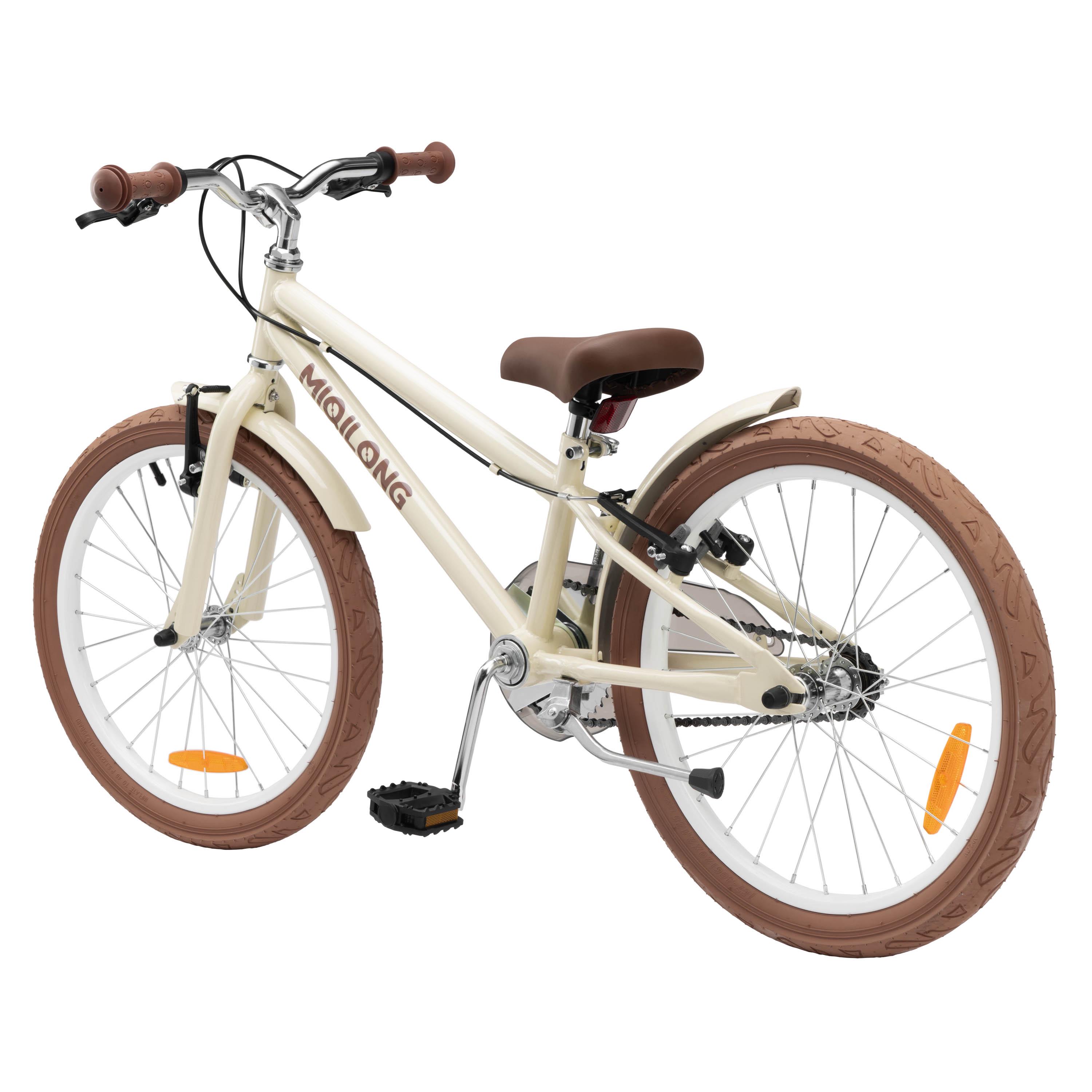 Детский велосипед Miqilong RM 20" с корзиной из натурального ротанга Бежевый (RBB-RM20-BEIGE) - фото 5 Детский велосипед Miqilong RM 20" с корзиной из натурального ротанга Бежевый (RBB-RM20-BEIGE) - фото 5
