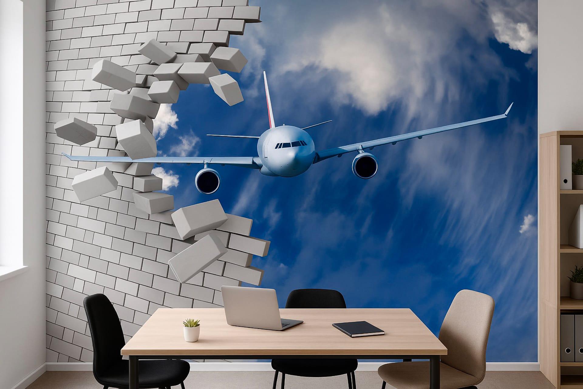 Фотообои флизелиновые Styleo Print-walls 3D Полет 0300 300х250 см (Pw-0300/2)
