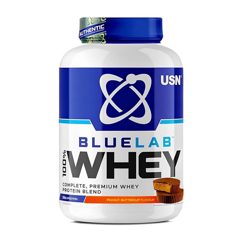 Протеин сывороточный USN Blue Lab 100% Whey 908 г Шоколад с арахисовой пастой