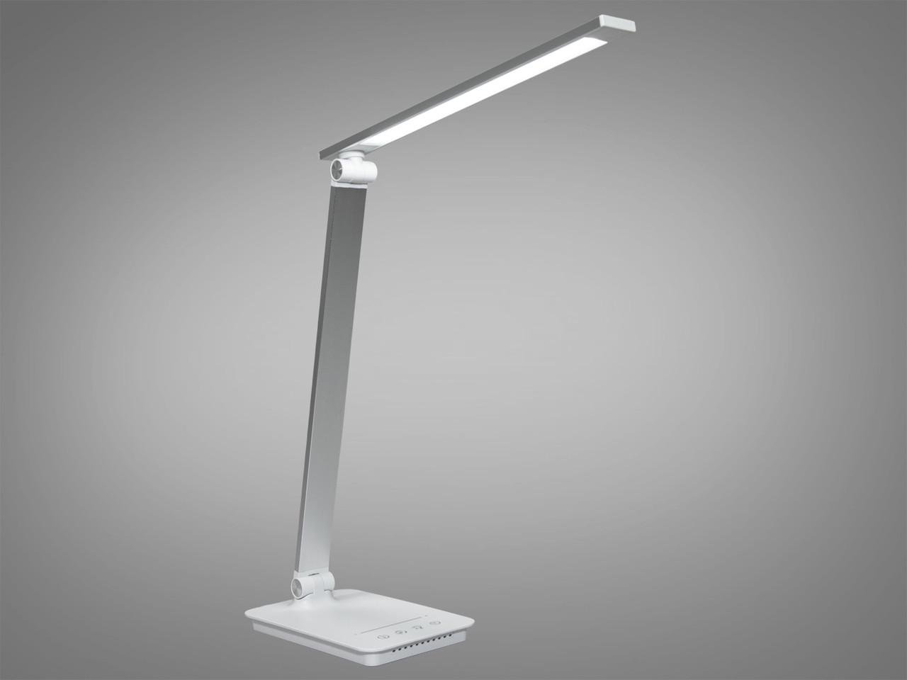 Лампа настільна світлодіодна Diasha 5502P SL 6 Вт Срібний (30832692)