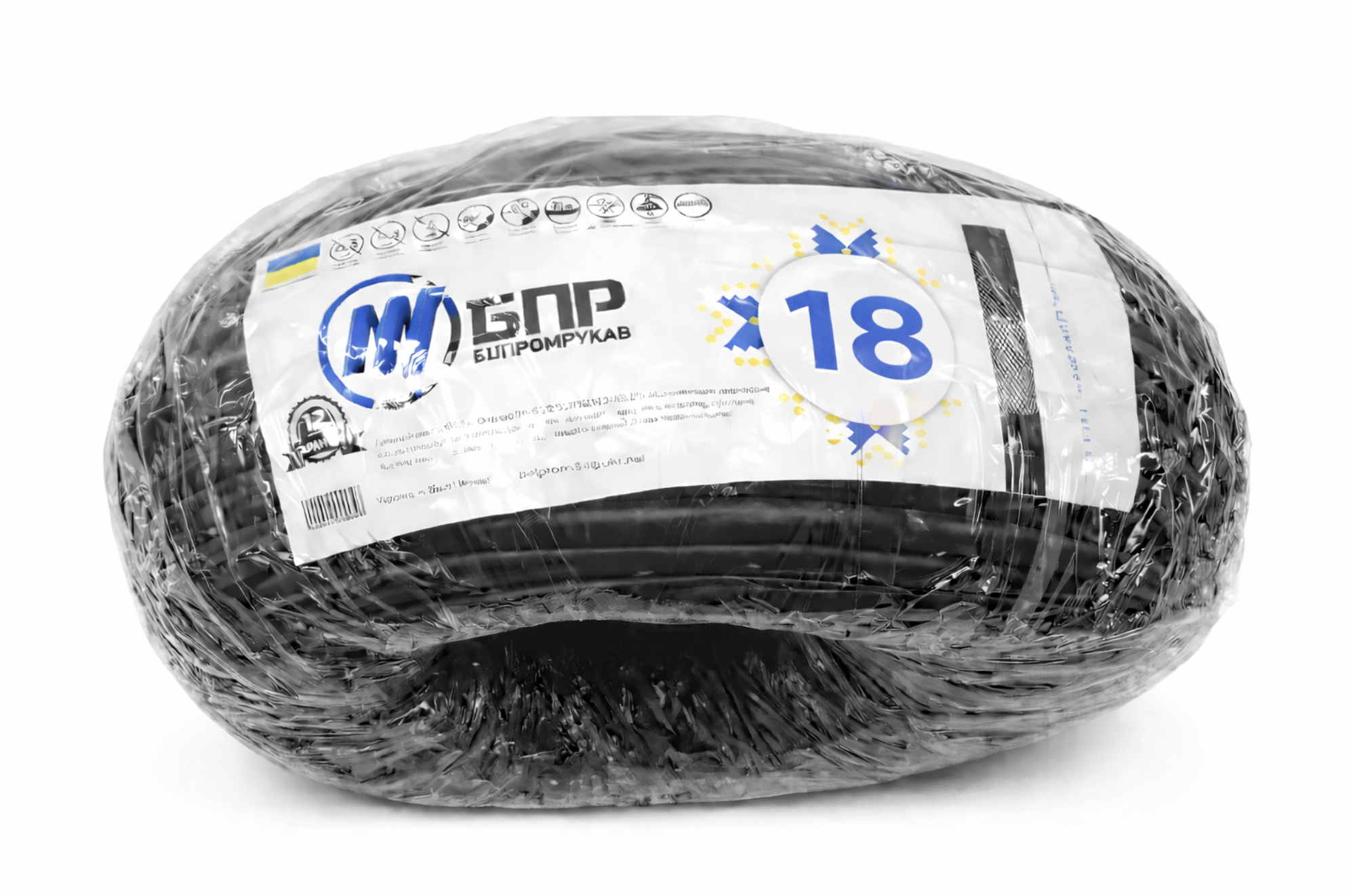 Рукав газовый кислородный Белпромрукав 18×4 мм 40 м (361)