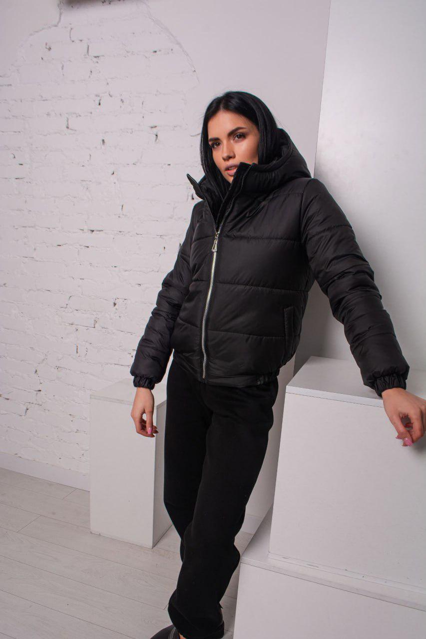 Куртка женская Милена р. 54-56 Черный (007-гр)