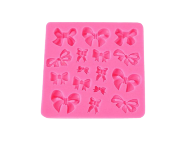 Молд силиконовый Empire EM-8211 Бантики Розовый (330087cb)