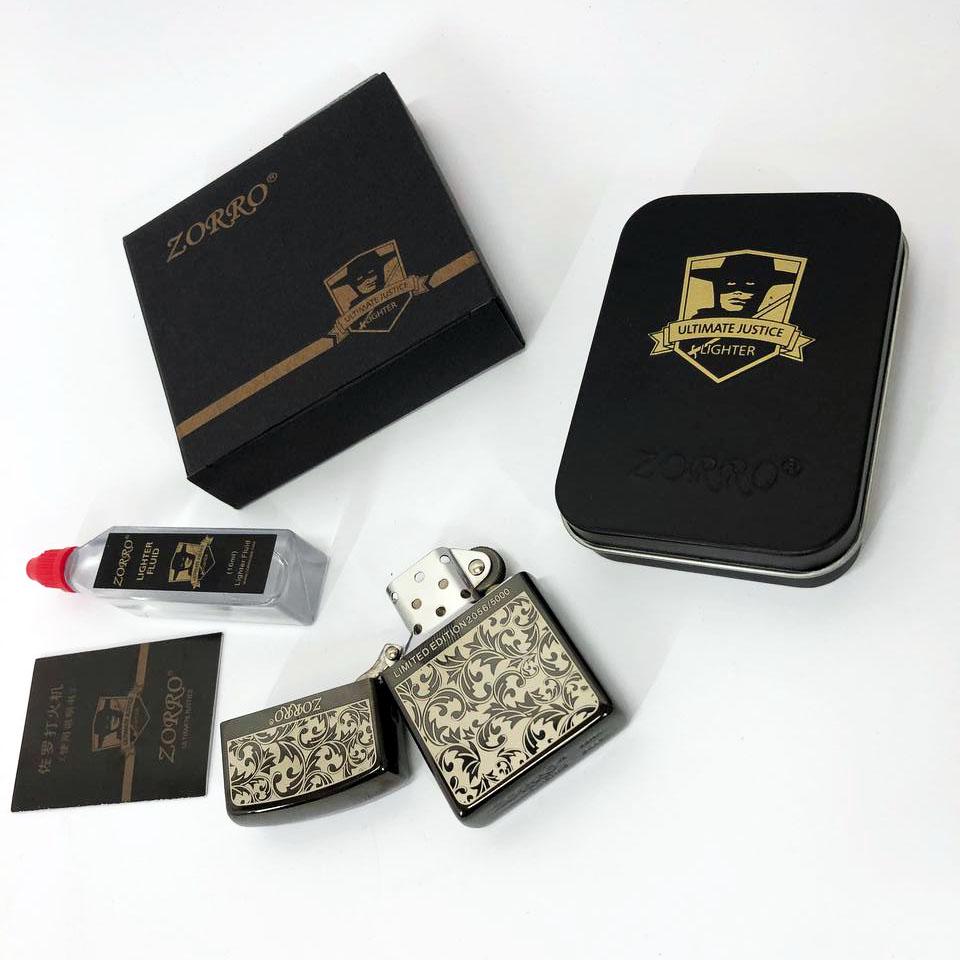 Набор для зажигалки бензиновая Zorro HL-299 Серый (310888) - фото 6 Набор для зажигалки бензиновая Zorro HL-299 Серый (310888) - фото 6