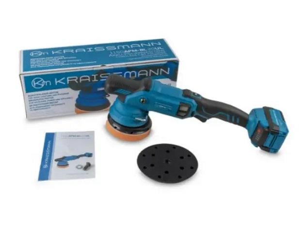 Полировальная машина KRAISSMANN 1150 APM-BL 20UL аккумуляторная - фото 2 Полировальная машина KRAISSMANN 1150 APM-BL 20UL аккумуляторная - фото 2