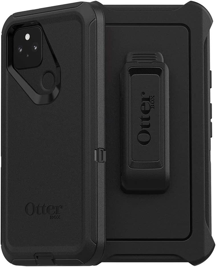Чехол противоударный с клипсой OtterBox Defender 77-65747 для Google Pixel 5 (6") Black