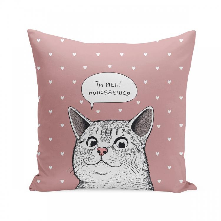 Подушка Влюбленный кот