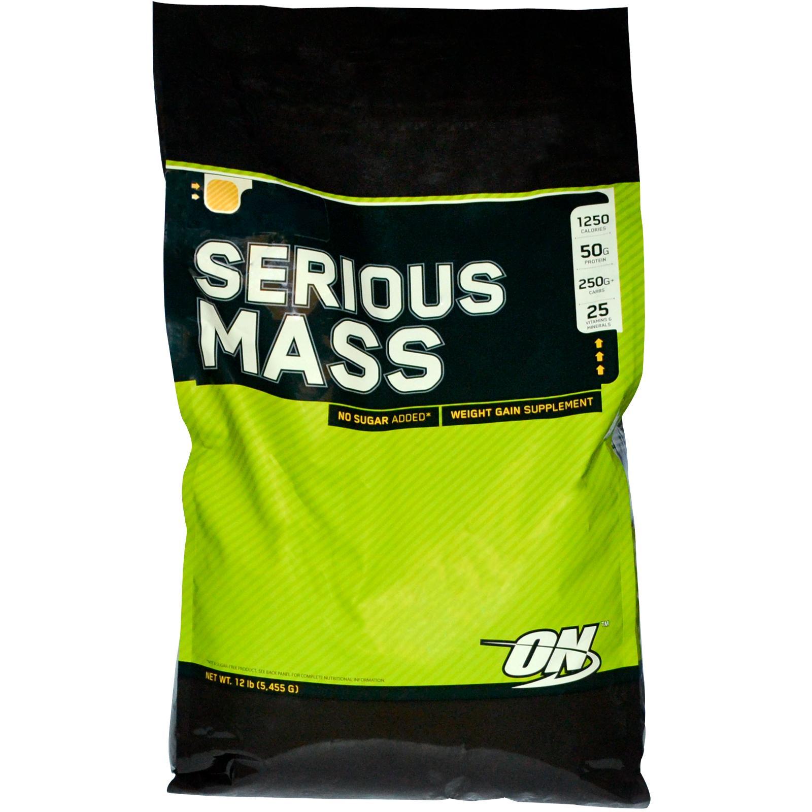 Гейнер Optimum Nutrition Serious Mass 5455 г 16 порцій Vanilla