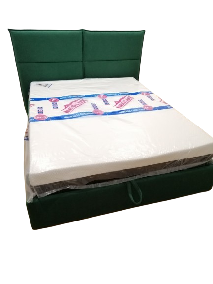 Кровать двуспальная Абсолют 1,6х2 м Зеленый (18233170)