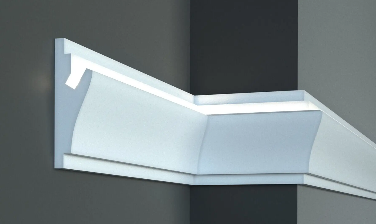 Карниз для LED освітлення серія D Tesori KD 403 1150 мм (2328232774)