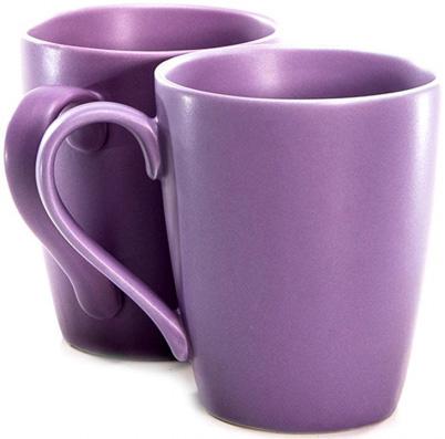 Набор керамических кружков Fissman Sunshine 300 мл 2 шт. Фиолетовый матовый - фото 1 Набор керамических кружков Fissman Sunshine 300 мл 2 шт. Фиолетовый матовый - фото 1