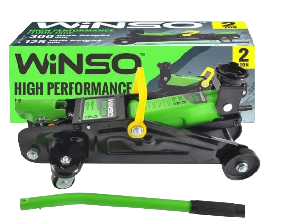 Домкрат подкатной Winso 191200 2 т 6,2 кг подъем 125-300 мм чемодан