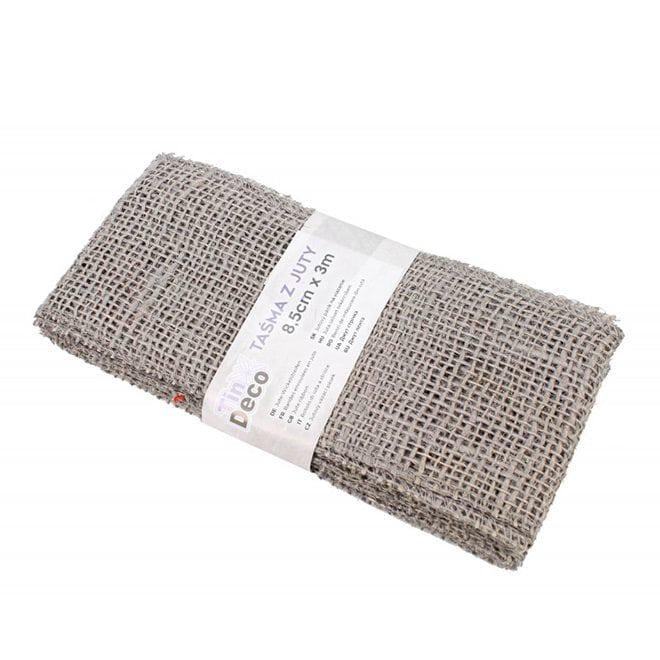 Лента Flora из мешковины 8,5х3 м Серый (5372)