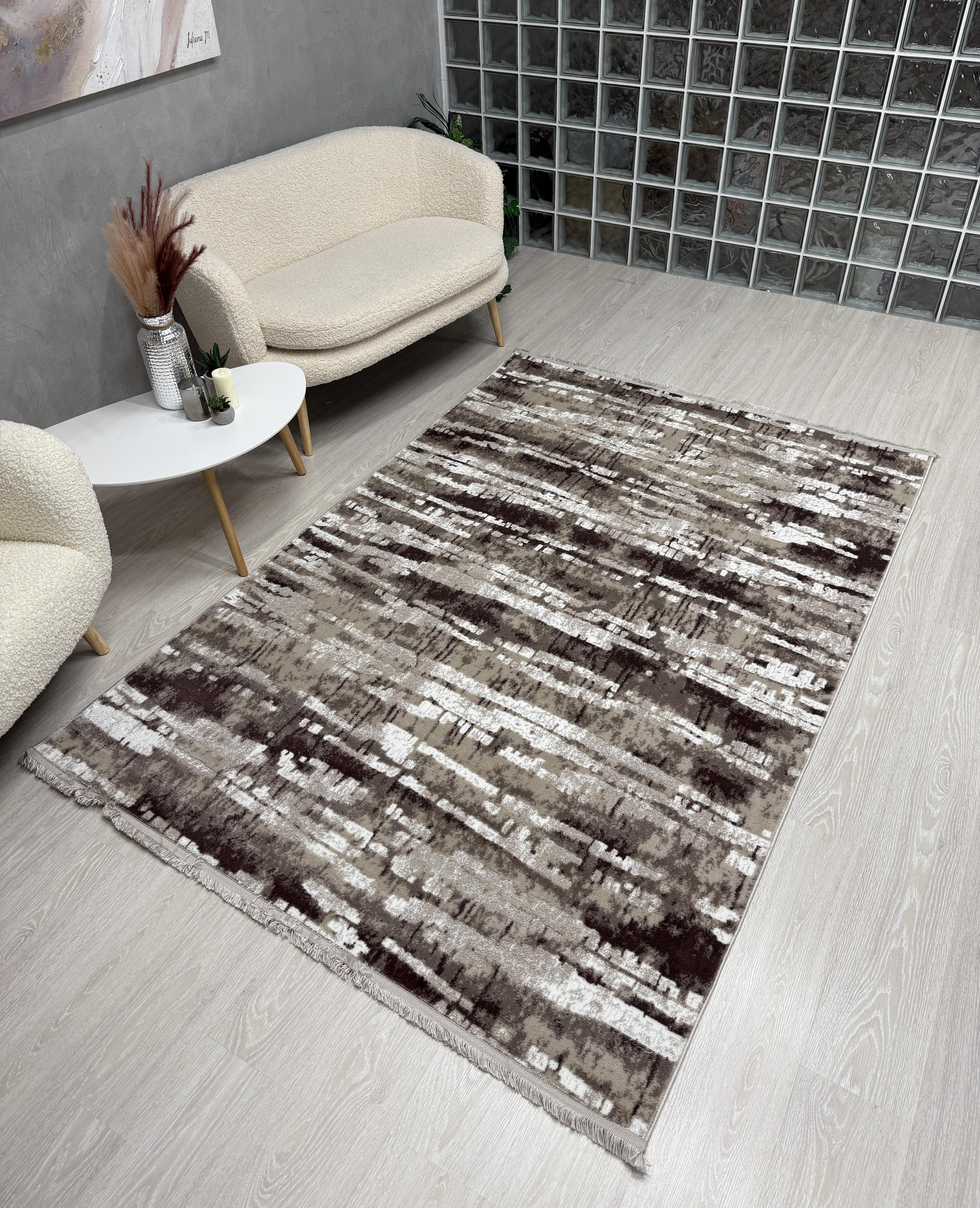 Килим Mars з невисоким ворсом 200x400 см Бежевий (2701BAK/K8) - фото 3 Килим Mars з невисоким ворсом 200x400 см Бежевий (2701BAK/K8) - фото 3