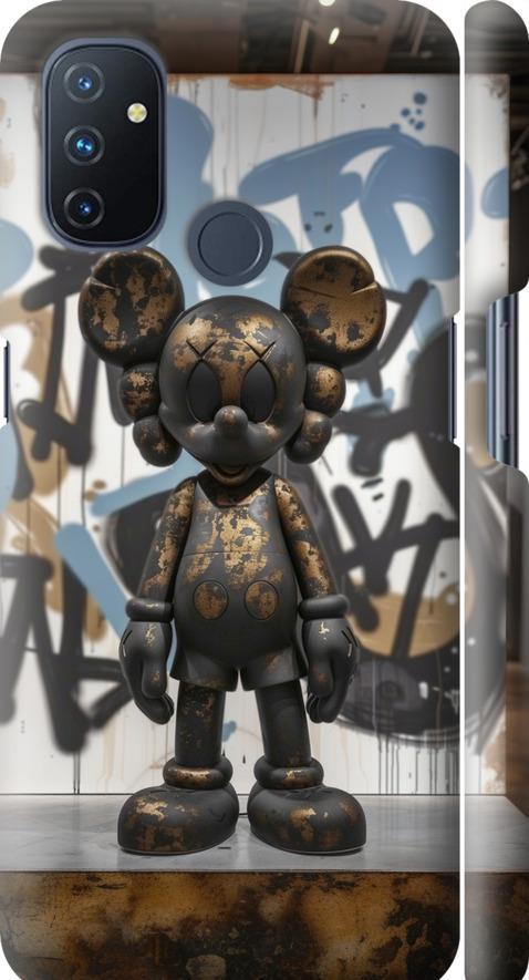 Чехол на OnePlus Nord N100 Bronze kaws v2 (6098m-2130-42517)