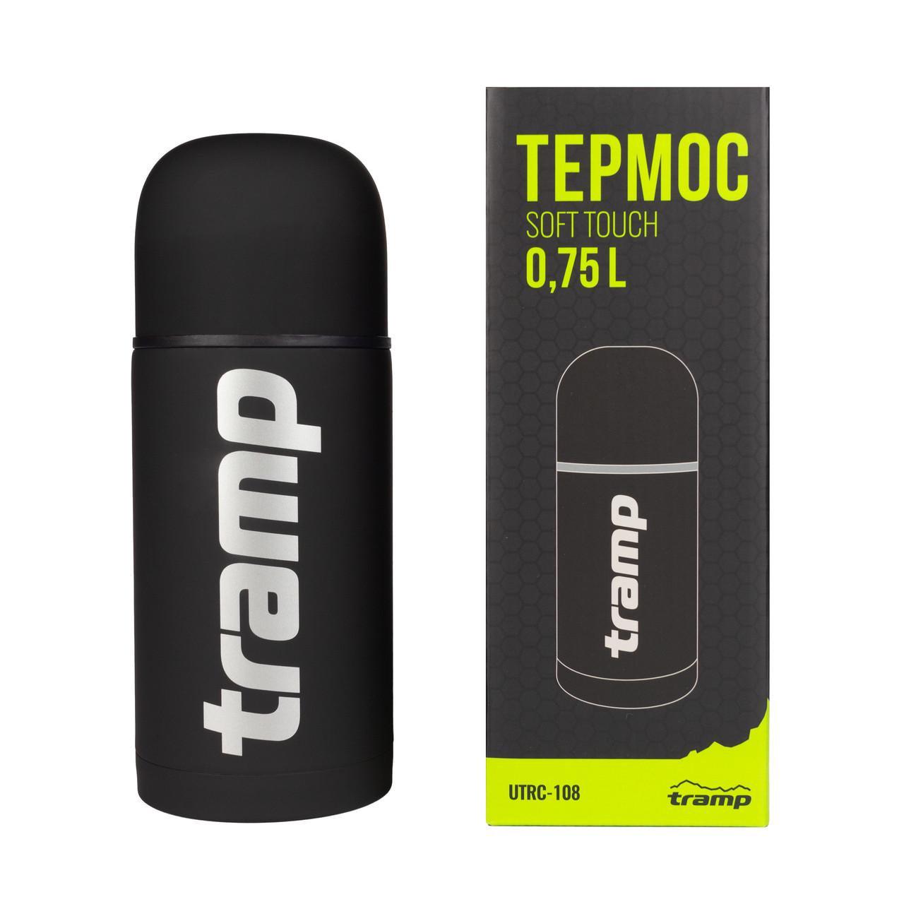 Термос Tramp Soft Touch 0,75л Черный (UTRC-108) - фото 3