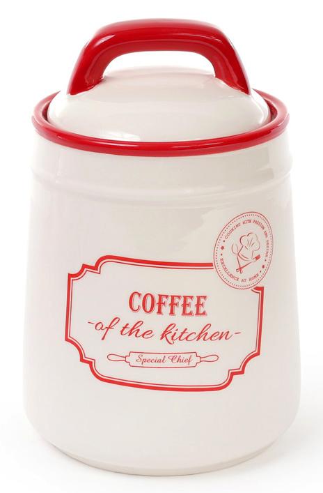 Банка керамическая Red&Blue COFFEE 800 мл Красный (BD-DM007-S)