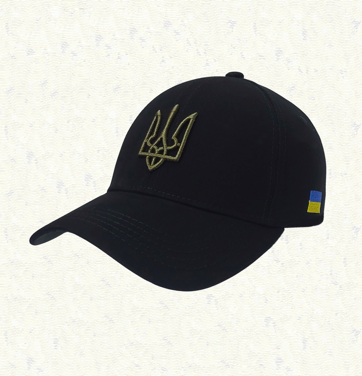 Бейсболка 3D Тризуб з регулятором розміру Чорний/Хакі (6835) Бейсболка 3D Тризуб з регулятором розміру Чорний/Хакі (6835)