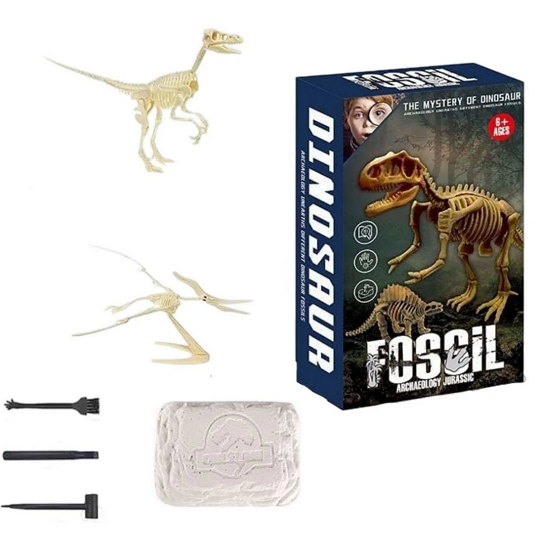 Детский игровой набор "Откопай динозавра: Обучающий набор" (222-9) Детский игровой набор "Откопай динозавра: Обучающий набор" (222-9)