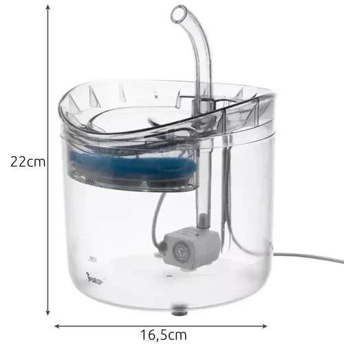 Автоматическая фонтан-поилка для собак и кошек Purlov 20700 2000 мл - фото 5 Автоматическая фонтан-поилка для собак и кошек Purlov 20700 2000 мл - фото 5