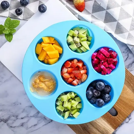 Форма для выпечки силиконовая и закусок в аэрогриле мафины 17 см Синий (TYQ-79) - фото 3 Форма для выпечки силиконовая и закусок в аэрогриле мафины 17 см Синий (TYQ-79) - фото 3