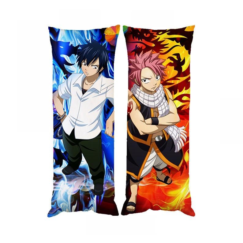 Подушка дакимакура Нацу и Грей Fairy Tail декоративная ростовая для обнимания 40x100 см (1091812160) Подушка дакимакура Нацу и Грей Fairy Tail декоративная ростовая для обнимания 40x100 см (1091812160)